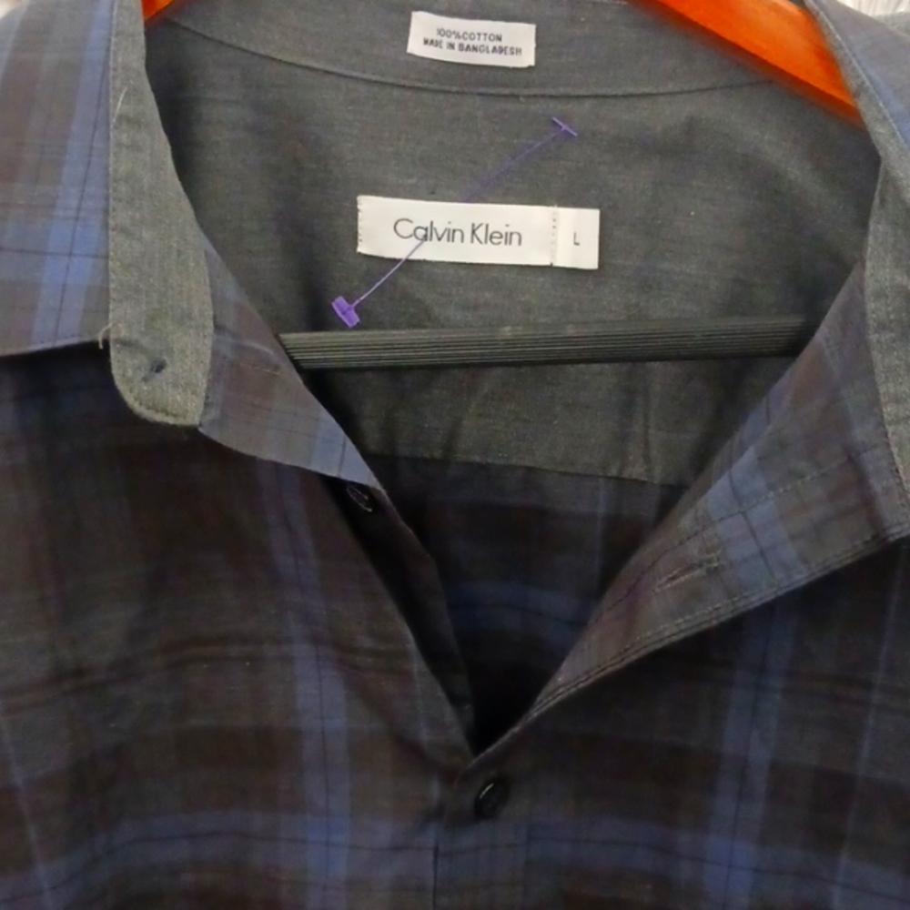 Men's long-sleeved collar size lar